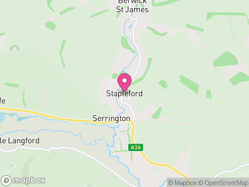 Map of Stapleford, Wiltshire