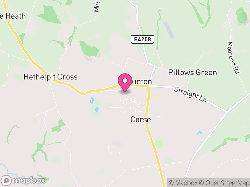 Map of Staunton, Forest of Dean