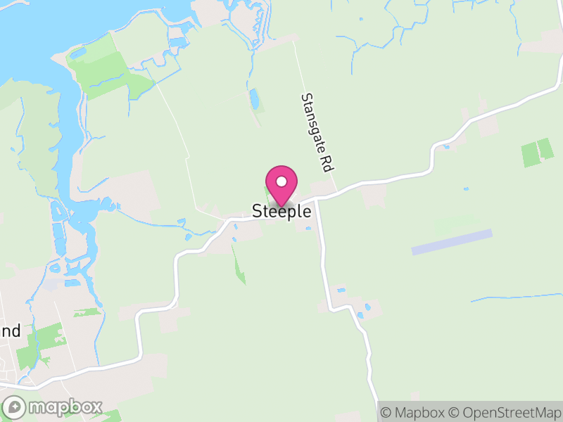 Map of Steeple, Maldon