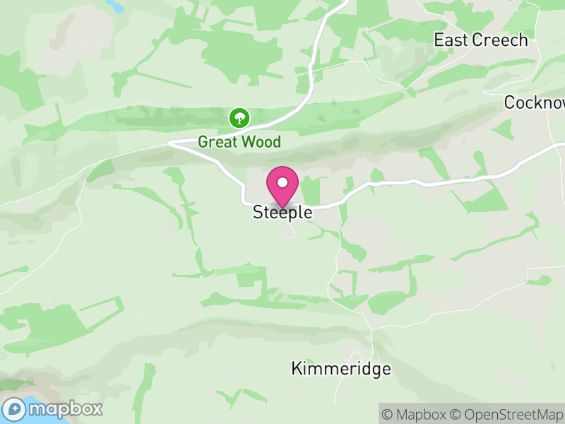 Map of Steeple with Tyneham, Dorset