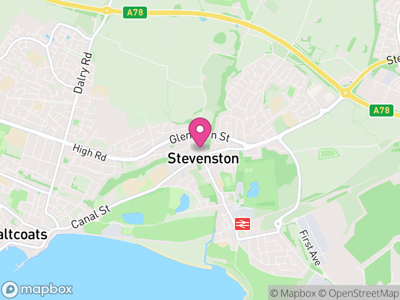 Map of Stevenston