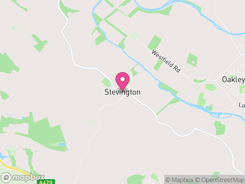 Map of Stevington, Bedford