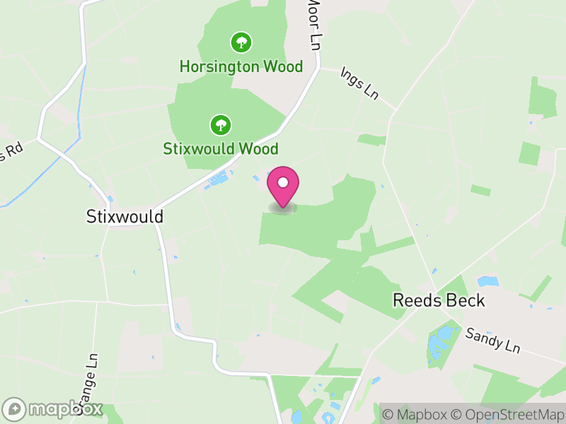 Map of Stixwould and Woodhall, East Lindsey