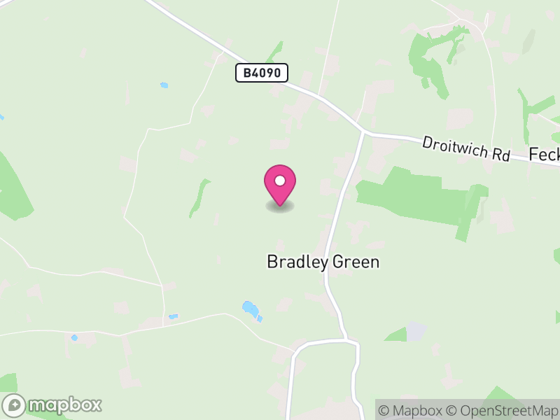 Map of Stock and Bradley, Wychavon