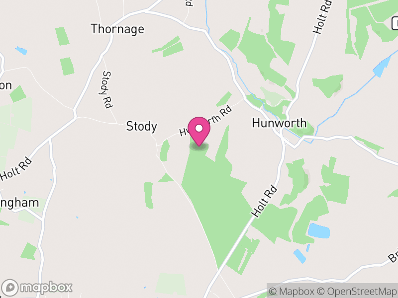 Map of Stody, North Norfolk