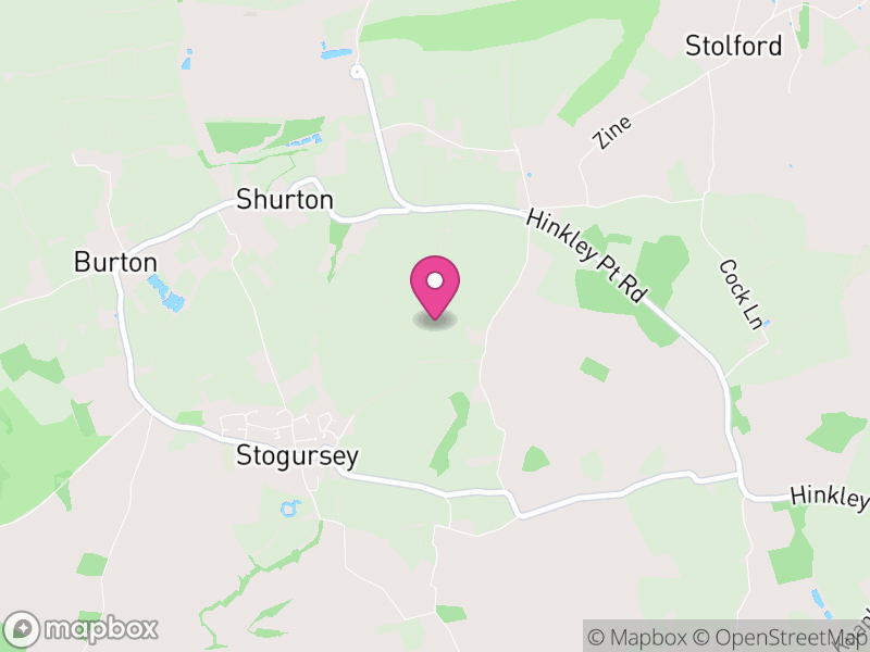 Map of Stogursey, Somerset