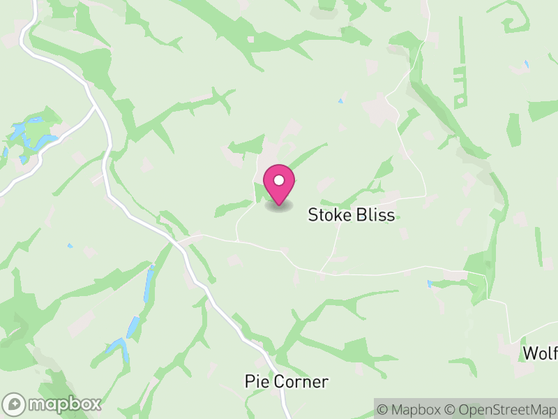 Map of Stoke Bliss, Malvern Hills