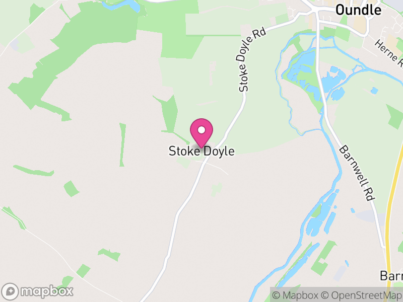Map of Stoke Doyle, North Northamptonshire