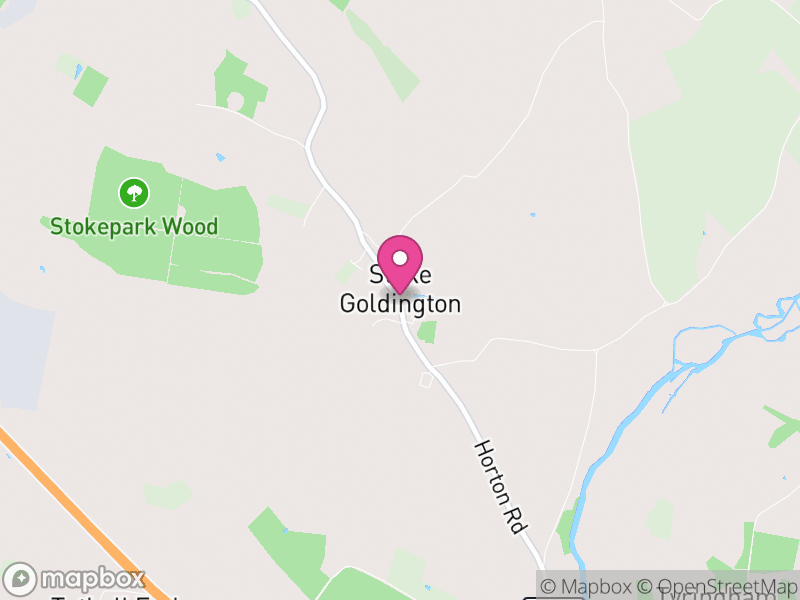 Map of Stoke Goldington, Milton Keynes