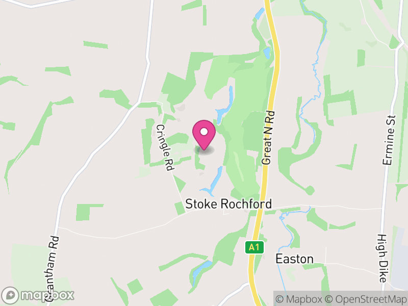 Map of Stoke Rochford, South Kesteven