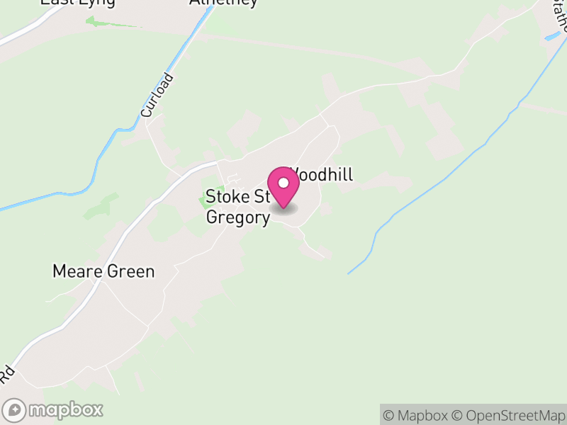 Map of Stoke St. Gregory, Somerset