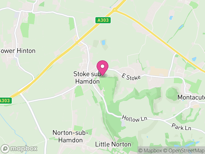 Map of Stoke sub Hamdon, Somerset