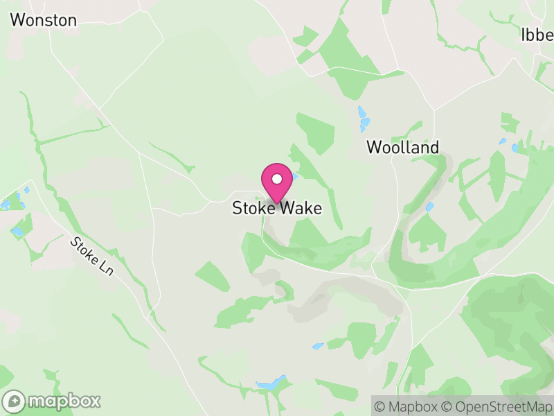 Map of Stoke Wake, Dorset