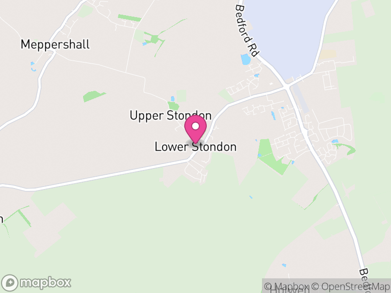 Map of Stondon, Central Bedfordshire