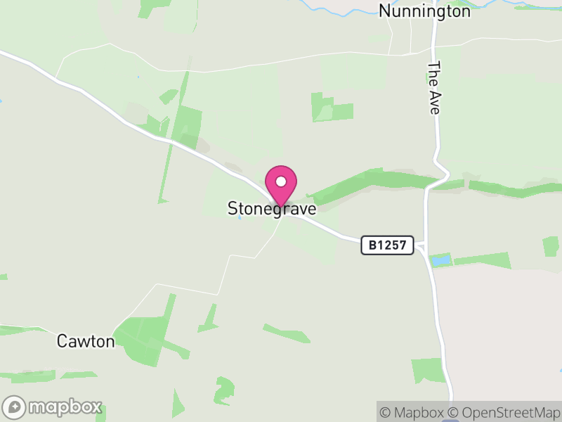 Map of Stonegrave, North Yorkshire