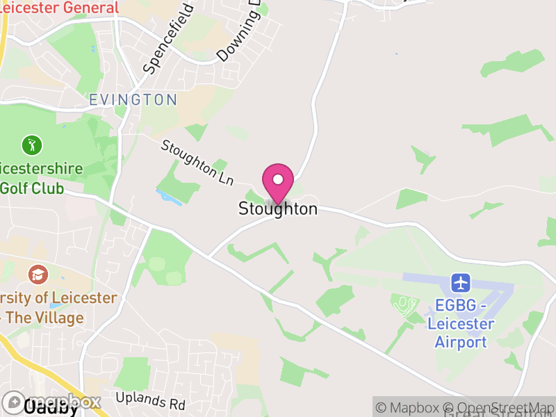 Map of Stoughton, Harborough