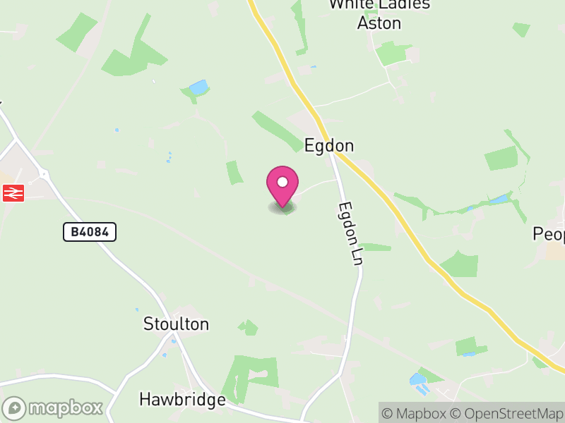 Map of Stoulton, Wychavon