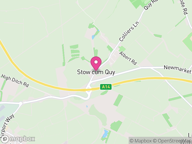 Map of Stow cum Quy, South Cambridgeshire