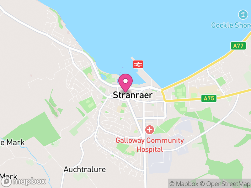 Map of Stranraer