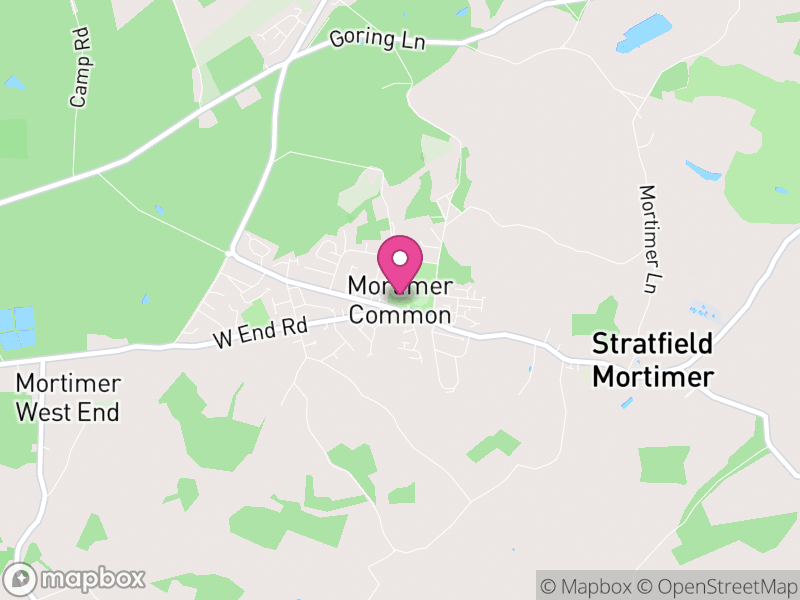 Map of Stratfield Mortimer, West Berkshire