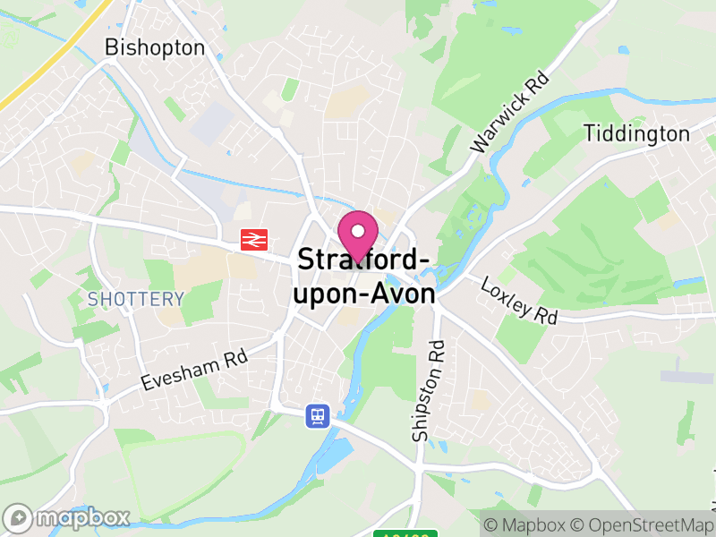 Map of Stratford-upon-Avon, Stratford-on-Avon