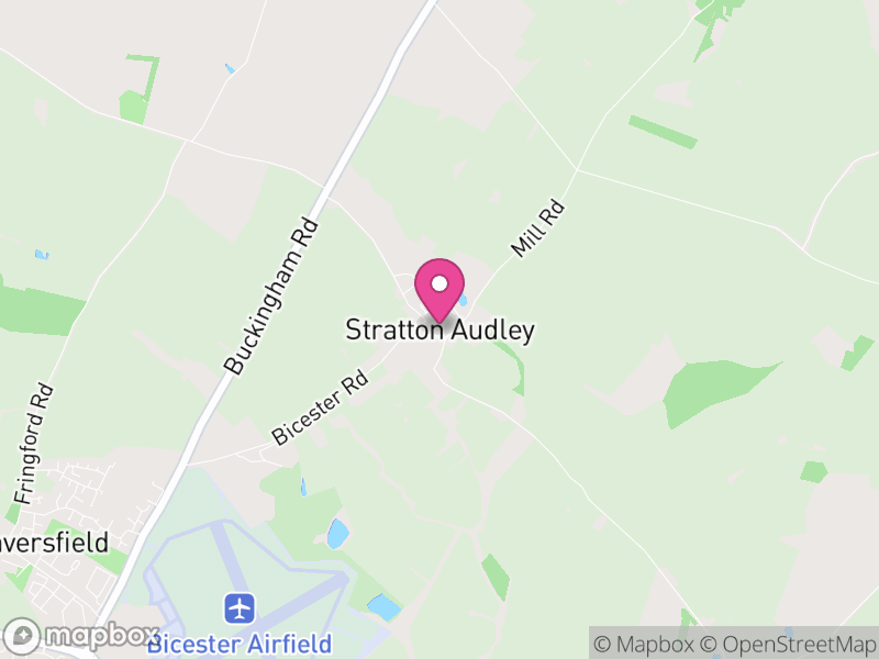 Map of Stratton Audley, Cherwell
