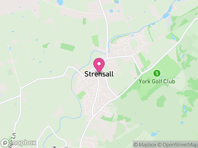 Map of Strensall with Towthorpe, York