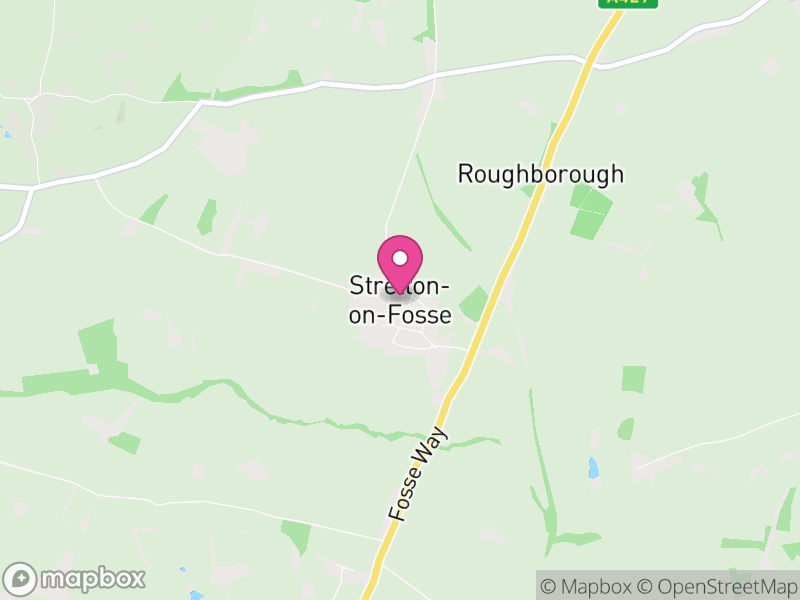 Map of Stretton-on-Fosse, Stratford-on-Avon