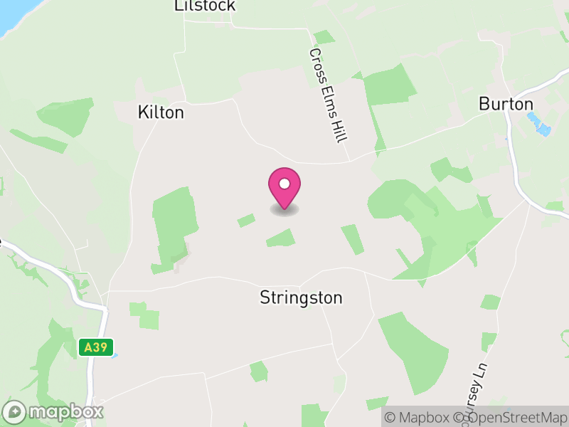 Map of Stringston, Somerset