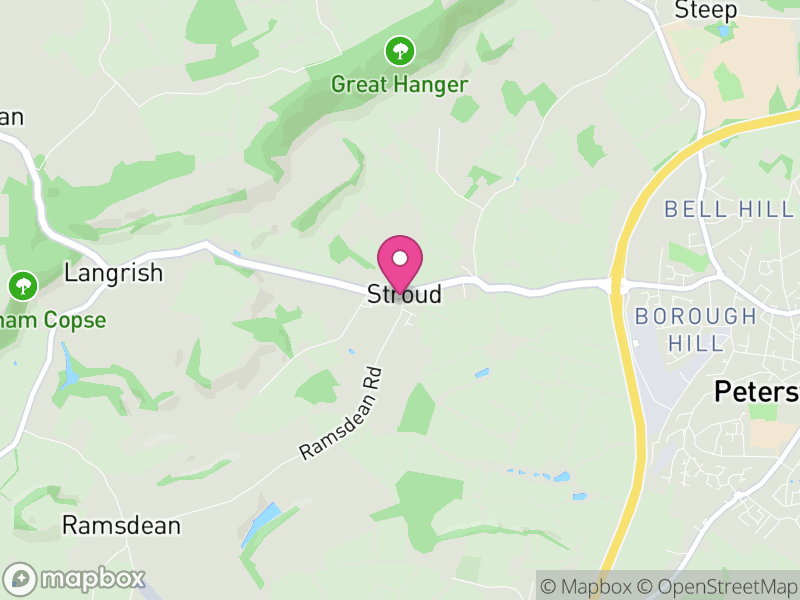 Map of Stroud, East Hampshire