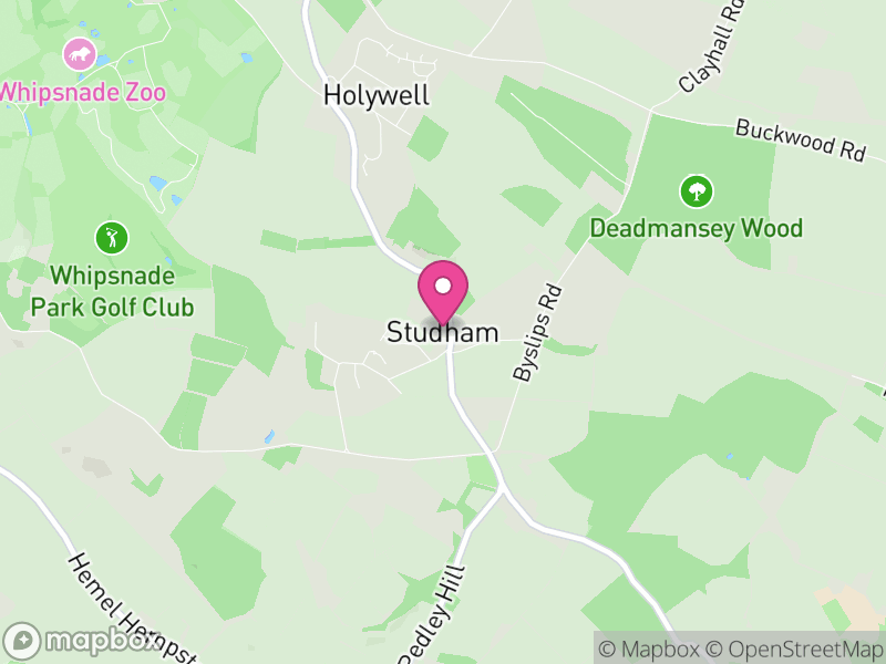 Map of Studham, Central Bedfordshire