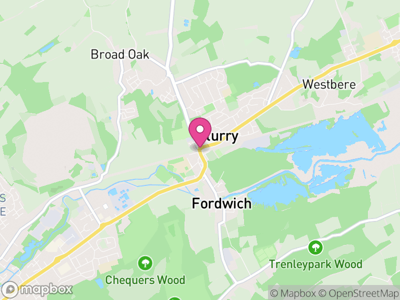 Map of Sturry, Canterbury