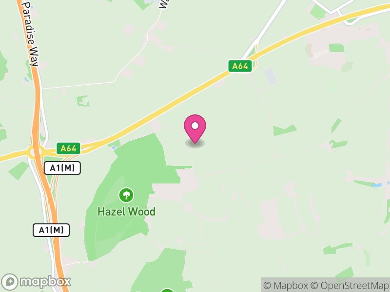 Map of Stutton with Hazlewood, North Yorkshire