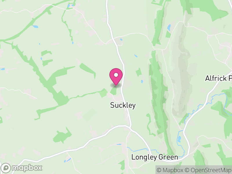 Map of Suckley, Malvern Hills