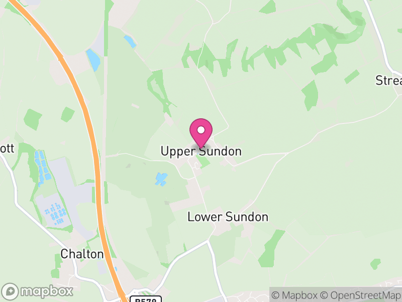 Map of Sundon, Central Bedfordshire