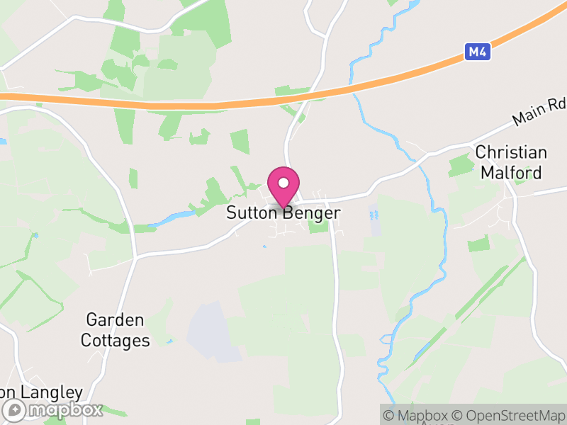 Map of Sutton Benger, Wiltshire