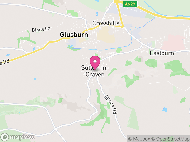 Map of Sutton, North Yorkshire