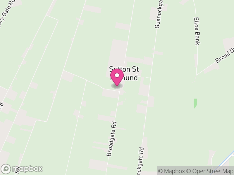 Map of Sutton St. Edmund, South Holland