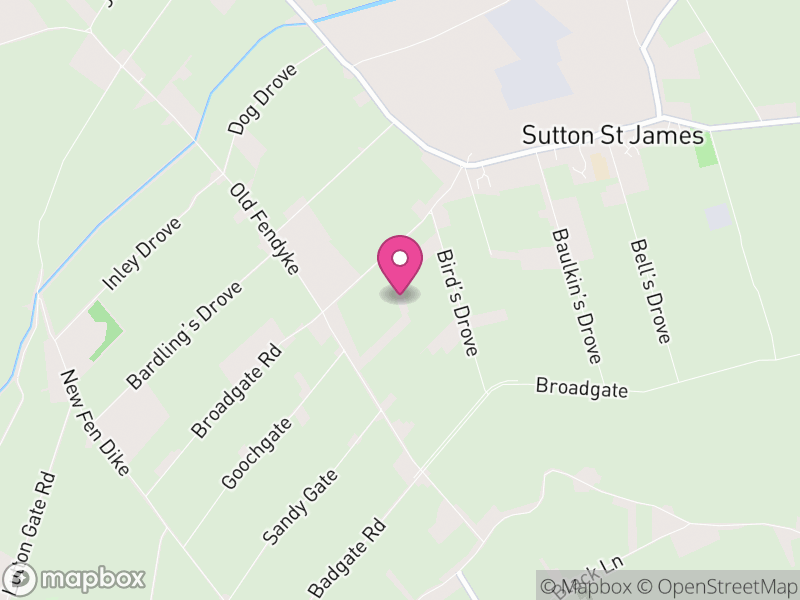 Map of Sutton St. James, South Holland