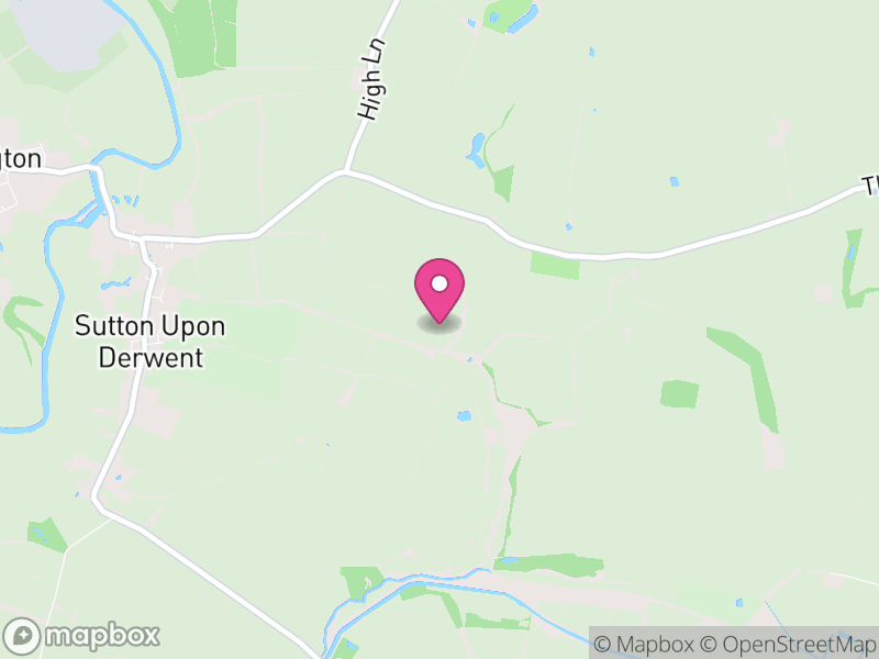 Map of Sutton upon Derwent, East Riding of Yorkshire