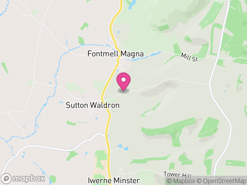 Map of Sutton Waldron, Dorset