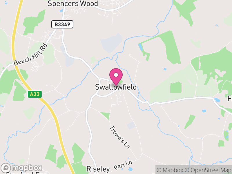 Map of Swallowfield, Wokingham