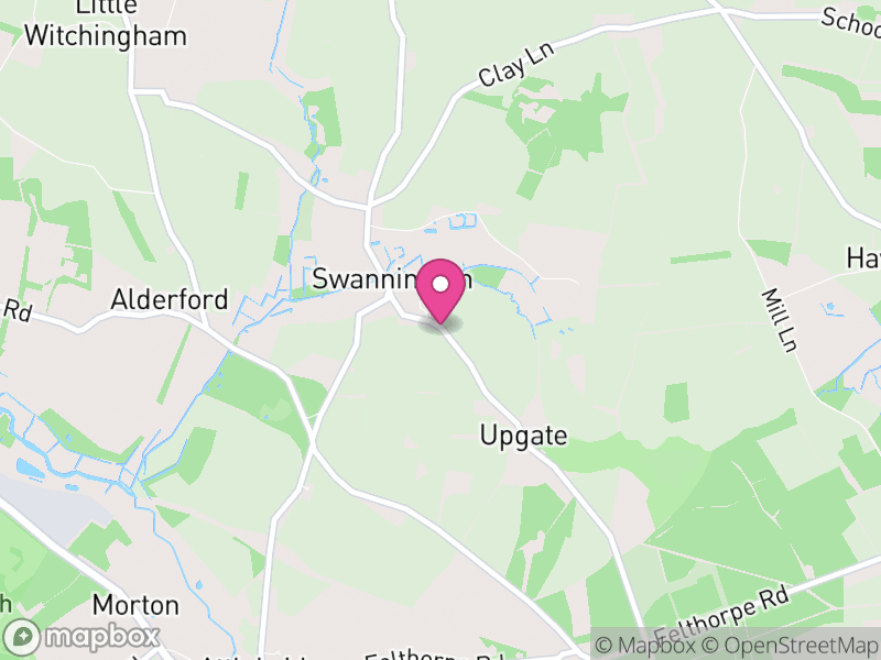 Map of Swannington, Broadland