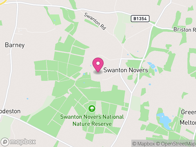 Map of Swanton Novers, North Norfolk