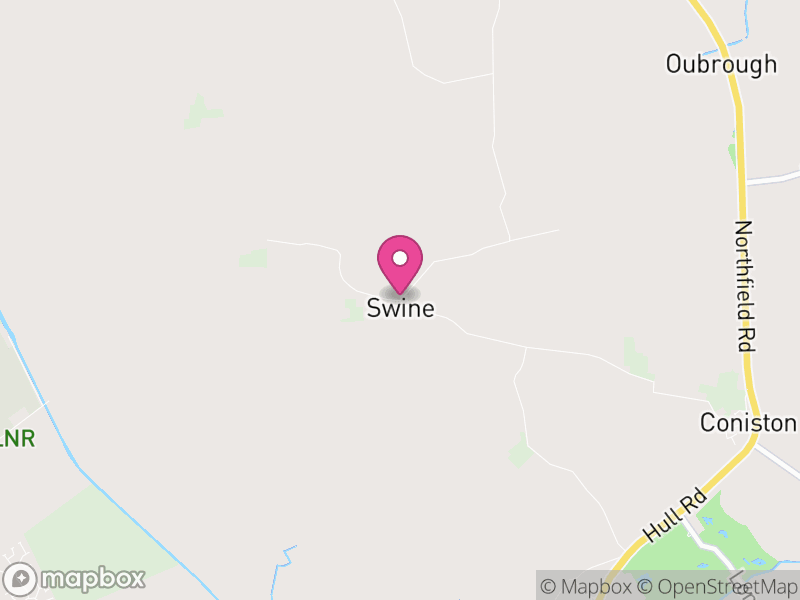 Map of Swine, East Riding of Yorkshire