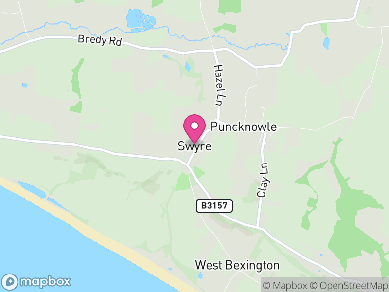 Map of Swyre, Dorset