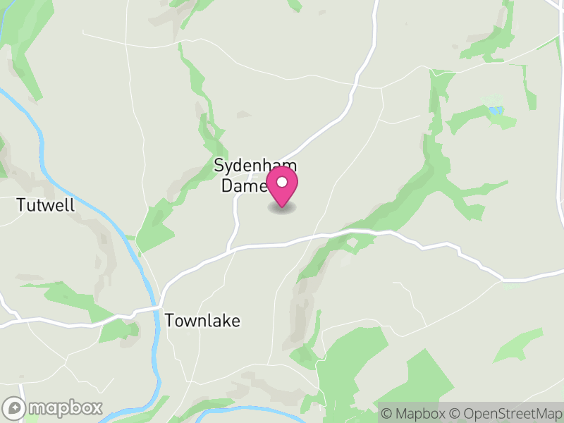 Map of Sydenham Damerel, West Devon