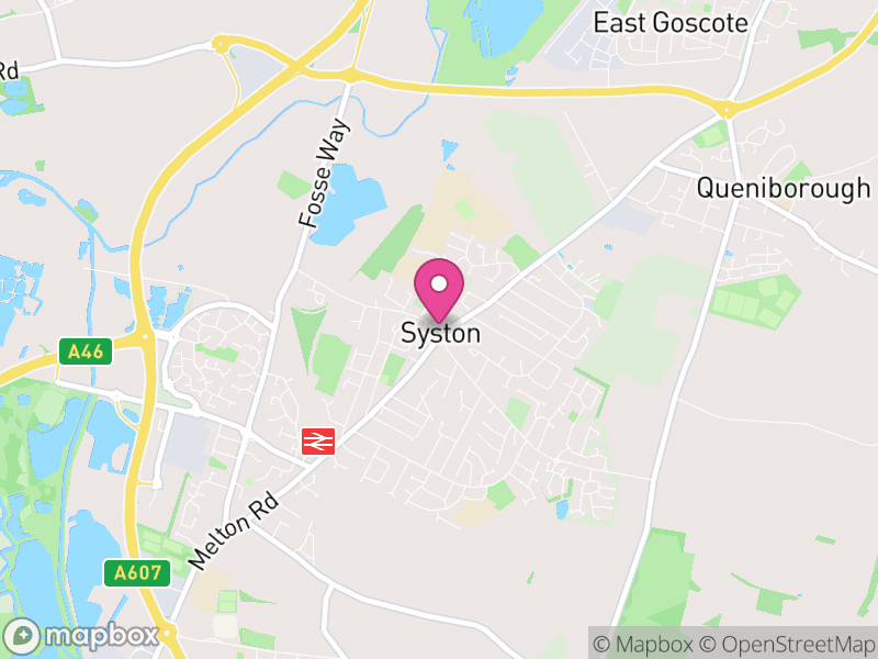 Map of Syston, Charnwood