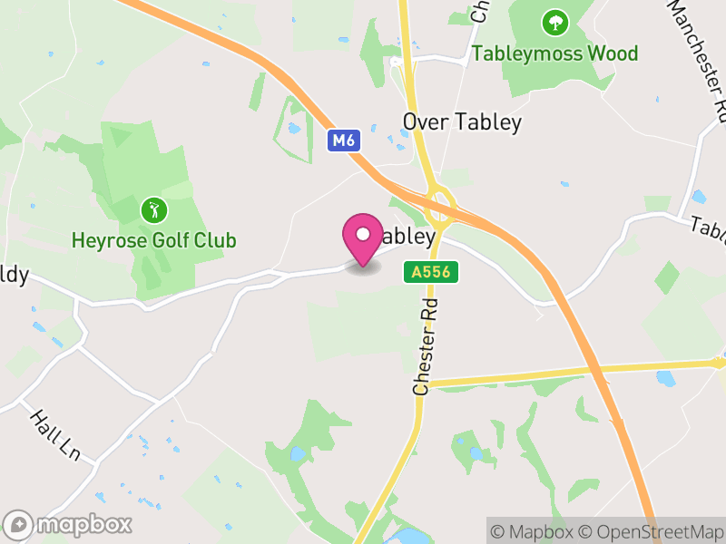 Map of Tabley Superior, Cheshire East