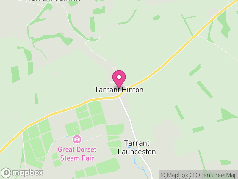 Map of Tarrant Hinton, Dorset, England